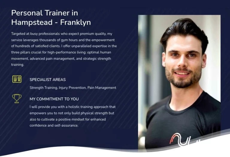 NW Personal Training Team Profile Page